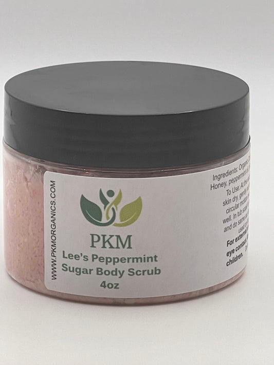 Lee’s Peppermint Sugar Body Scrub