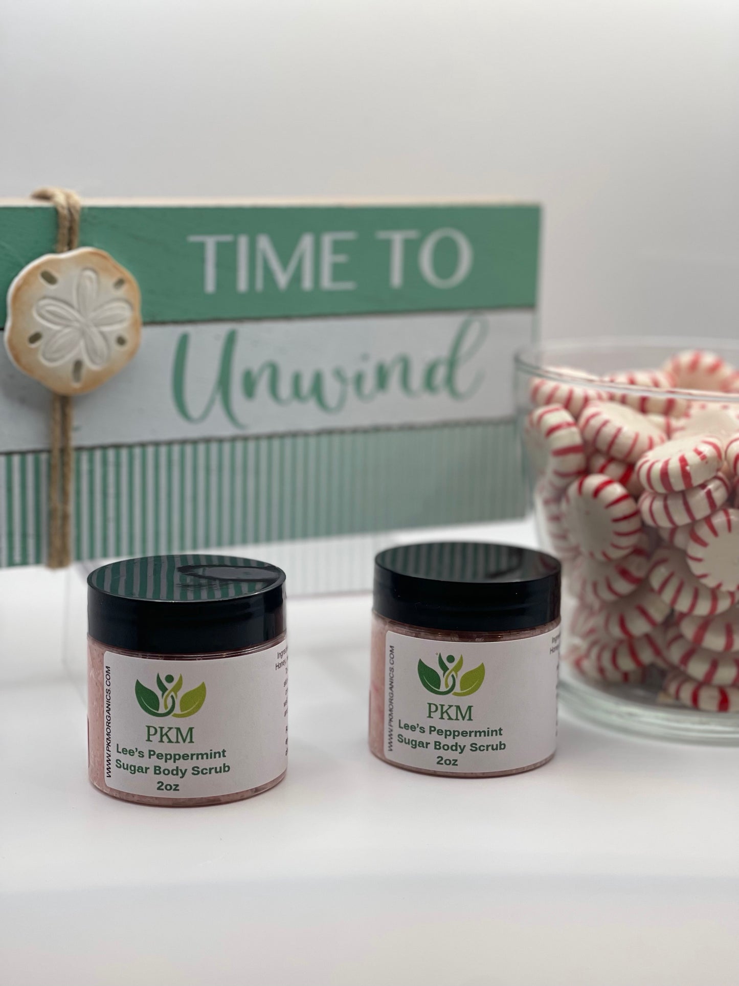 Lee’s Peppermint Sugar Body Scrub